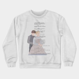 Amy's speech Crewneck Sweatshirt